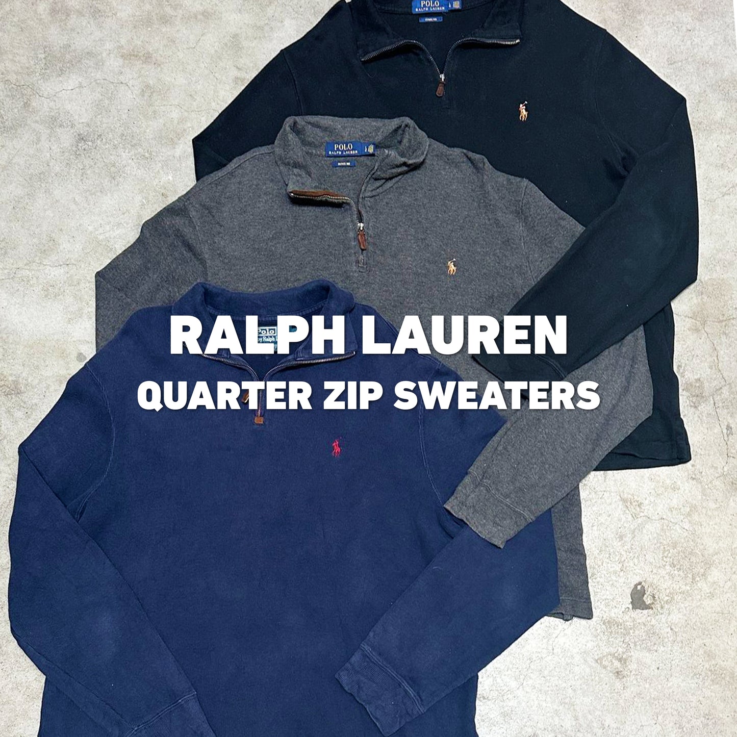 Ralph Lauren Quarter Zip Sweater Box (3 pcs.)