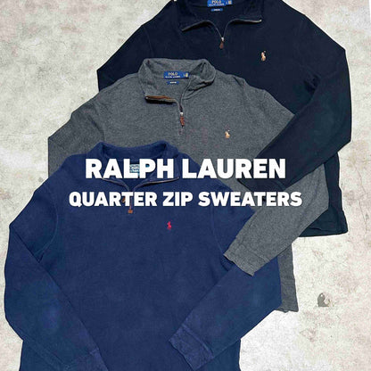 Ralph Lauren Quarter Zip Sweater Box