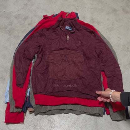 Ralph Lauren Quarter Zip Sweater Box