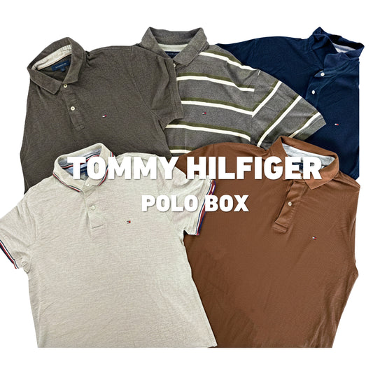 Groothandel vintage Tommy Hilfiger polo's voor resellers en webshops - Vintage Supplier Benelux
